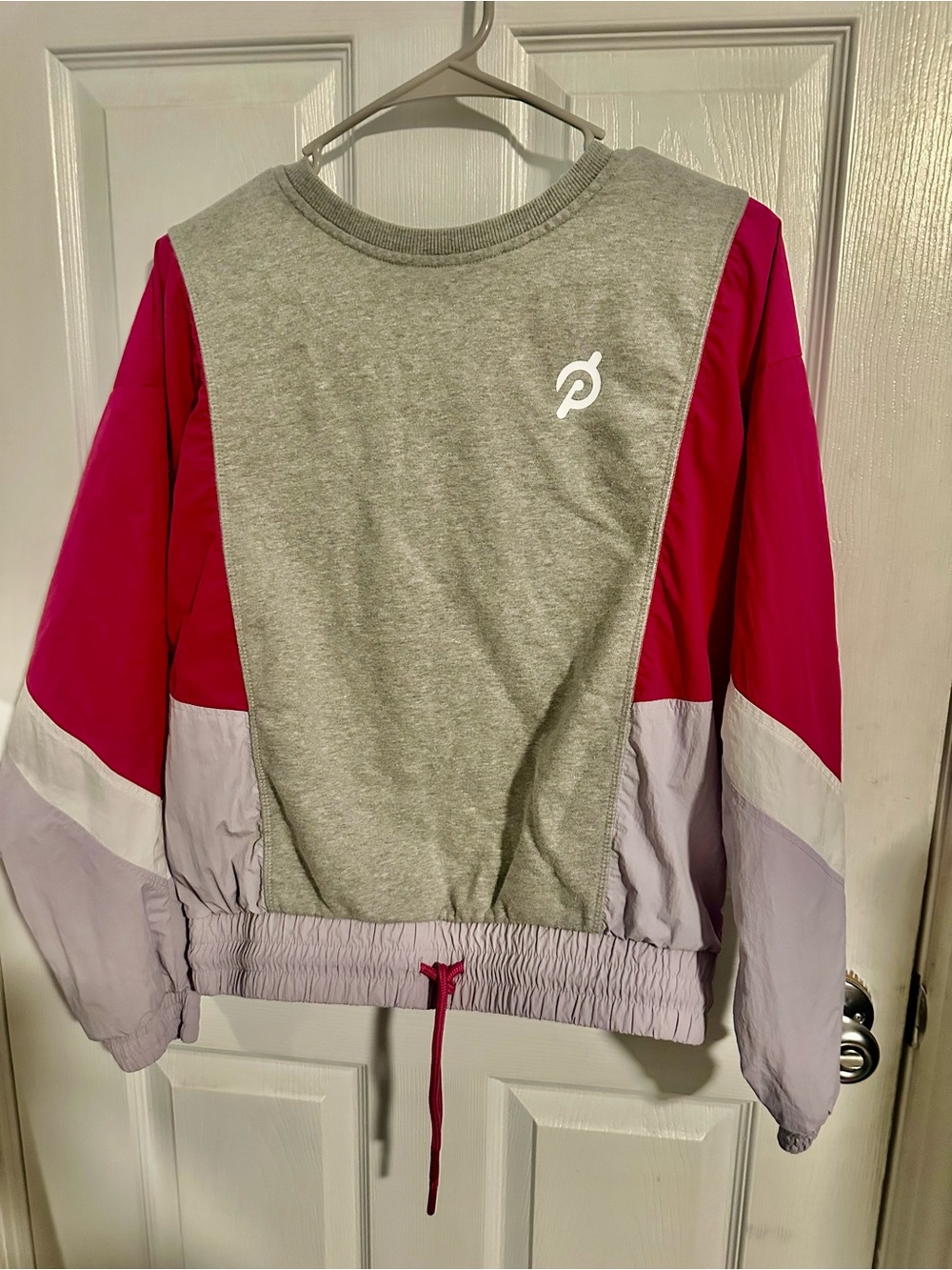 Peloton Colorblock Jacket in Gray, Pink & Lavender